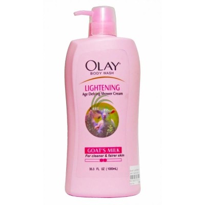 OLAY LIGHTENING GOAT MILK SHOWER CREAM